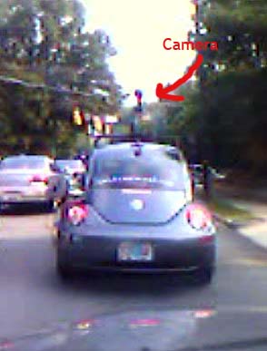 google streetview car